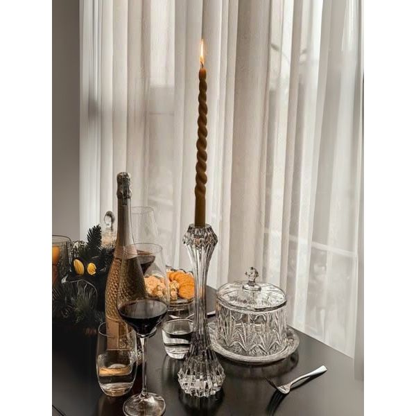 Đĩa pha lê có nắp Bohemia Tulip 23cm