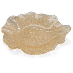 Đĩa pha lê IVV Folies Gold Glitter 28cm