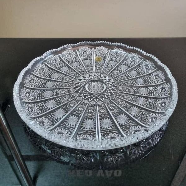 Đĩa pha lê mài Bohemia M57 30.5cm - Thương hiệu Séc