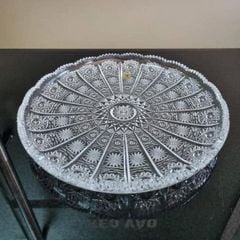  Đĩa pha lê mài Bohemia M57 30.5cm 