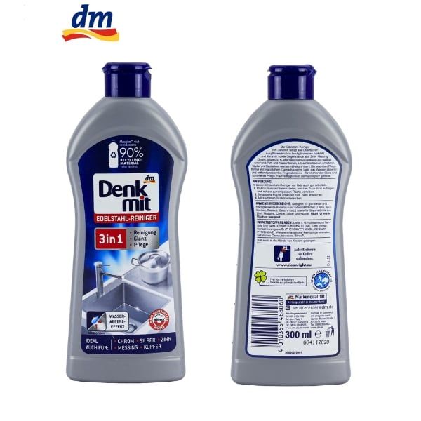 Dung dịch tẩy rửa Inox Denkmit 300ml 3in1