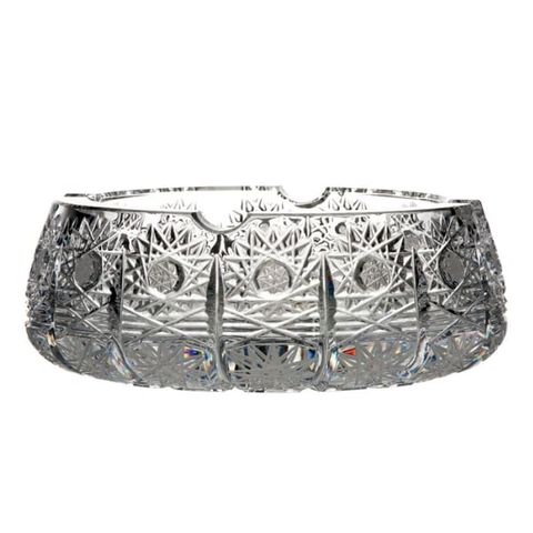 Gạt tàn pha lê mài Bohemia 15cm