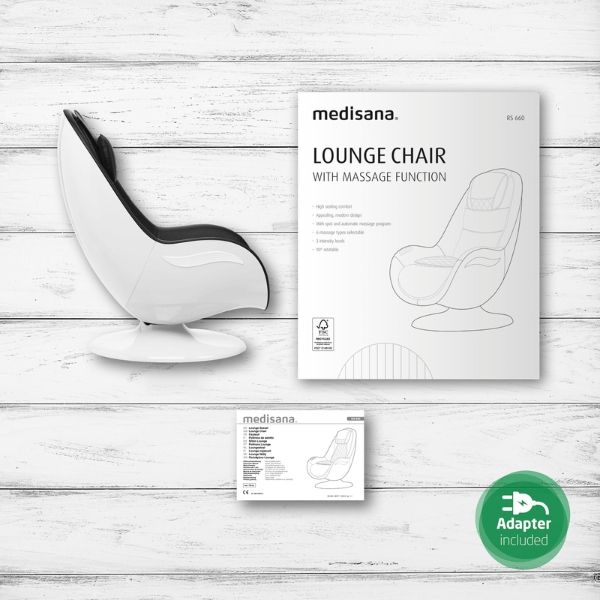 Ghế massage Medisana RS660 với 6 Kiểu Massage, 3 Mức Cường Độ