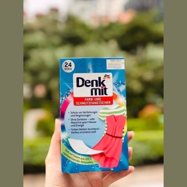 Giấy hút màu chống phai Denkmit - Loại 24 tờ