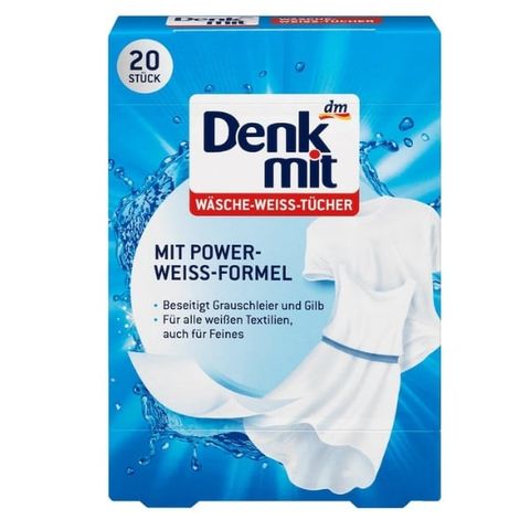 Giấy tẩy trắng quần áo Denkmit 20 tờ