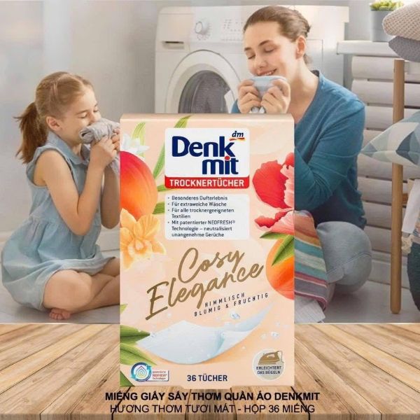 Giấy thơm quần áo Denkmit 36 tờ
