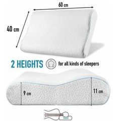  Gối Dreamzie chống thoái hoá đốt sống cổ - Made in Europe 60x40x9/11cm 