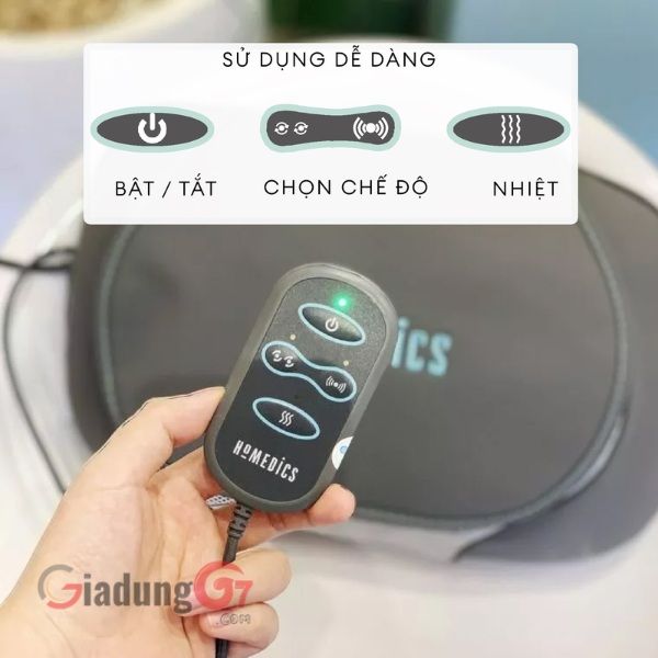 Gối massage HoMedics SP-100H-G Shiatsu 3D kèm nhiệt