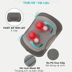  Gối massage HoMedics SP-100H-G Shiatsu 3D kèm nhiệt 
