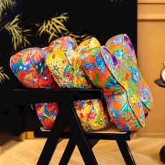  Gối tựa lưng Magrace Paris hình bướm nền vàng 