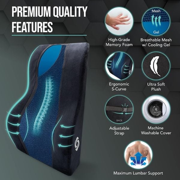 Gối tựa Samsonite Cooling Gel