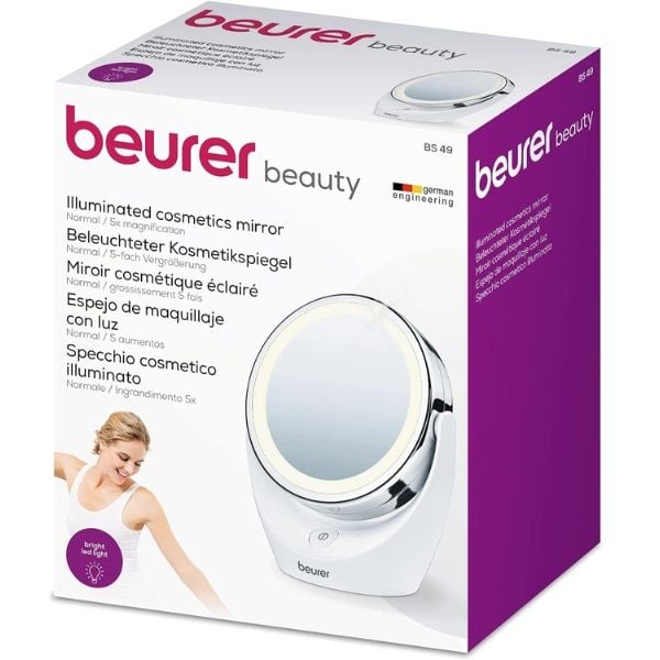 Hộp đựng của Gương trang điểm Beurer BS49 để bàn