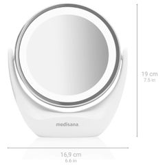  Gương trang điểm Medisana CM835 2 mặt, có đèn led 