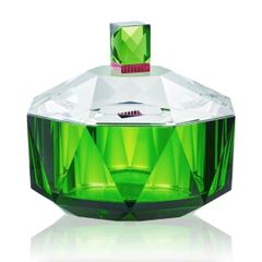  Thố pha lê New Haven Reflections Copenhagen 12cm xanh 