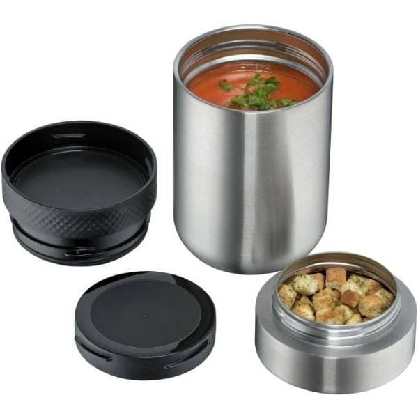 Hộp cơm giữ nhiệt WMF My2go 2 ngăn (500 + 200ml) Set đũa thìa hộp đựng