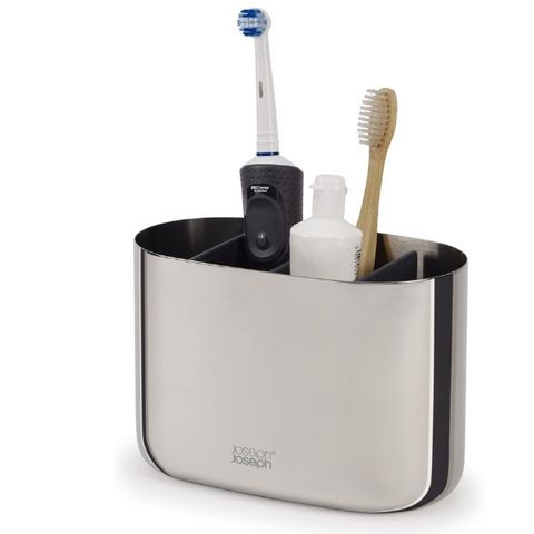 Hộp đựng bàn chải đánh răng Joseph Joseph 70581 EasyStore Luxe Large (Steel)