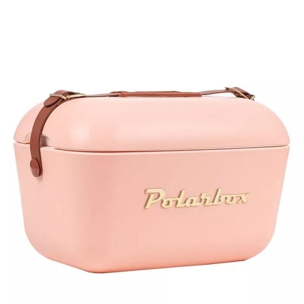 Hộp giữ nhiệt Polarbox Gold Edition 20 lít màu hồng san hô