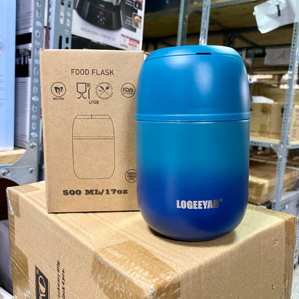 Hộp giữ nhiệt thực phẩm Logeeyar 500ml màu hồng