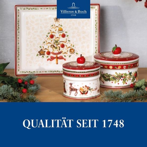 Hũ bánh quy Villeroy & Boch Winter Bakery Delight 17.3cm