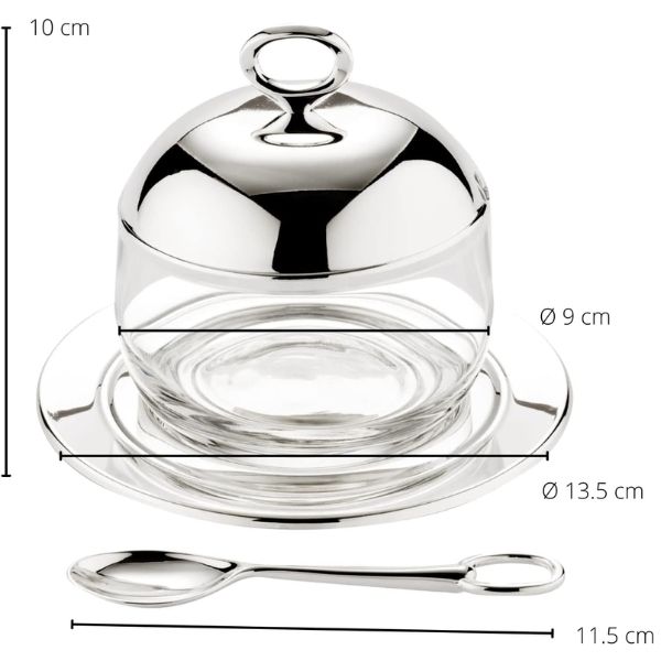 Hũ đựng mứt Edzard Jago đường kính 10cm