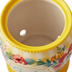  Hũ đựng tỏi The Pioneer Woman Sweet Romance bằng gốm có nắp đậy 