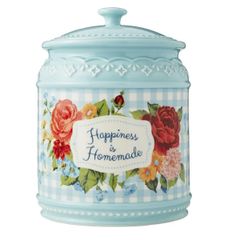  Hũ gốm The Pioneer Woman Happiness Is Homemade 