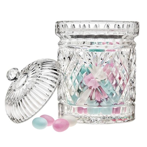 Set 3 hũ pha lê Dublin - 3 cỡ - màu trong suốt