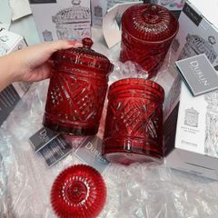  Hũ pha lê Dublin 11.5cm màu đỏ 