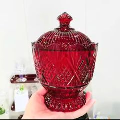  Hũ pha lê Dublin 14.5cm màu đỏ 