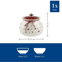  Hũ Villeroy & Boch Toy 21cm 3.5 lít 