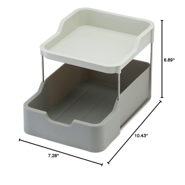 Kệ gia vị 2 tầng Joseph Joseph 851674 Duo (Grey)