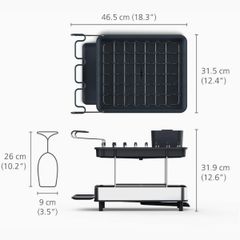  Kệ úp chén bát 2 tầng Josseph Joseph Excel Steel 851647 
