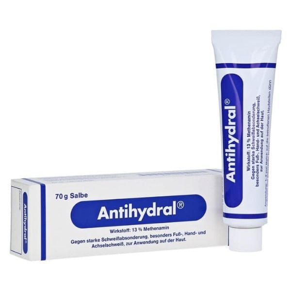 Kem trị mồ hôi tay chân nách Antihydral 70g