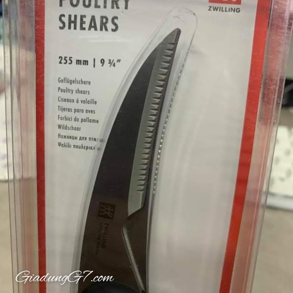 Kéo cắt gà Zwilling cán đen