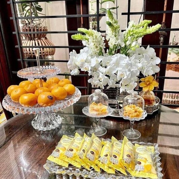 Khay bánh 2 tầng Rogaska Crown Jewel 34cm