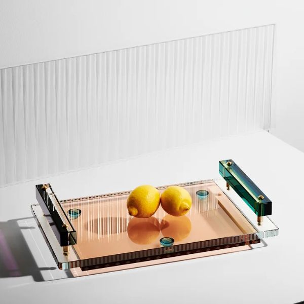 Khay Pha lê màu Fontana Reflections Copenhagen