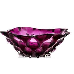 Tô pha lê Bohemia Samba 30.5cm tím