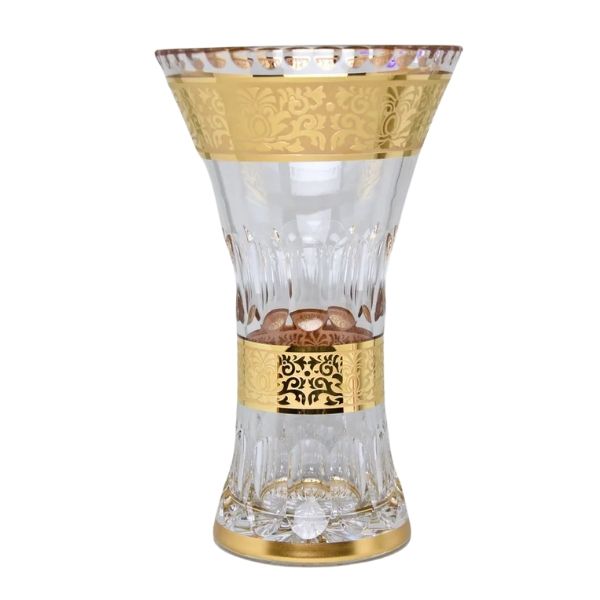 Lọ hoa bó mạ khảm vàng Ales Zverina Romantic 35.5cm