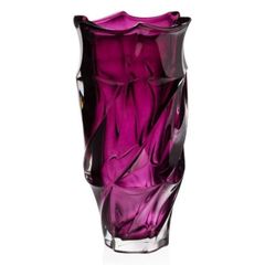 Lọ hoa Bohemia Flamenco 30cm màu tím - CH Séc