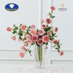  Lọ hoa Bohemia sao Yoko White 30.5cm 
