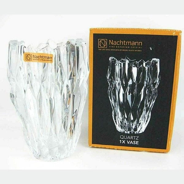 Nachtmann Crystal – Quartz Vase 26cm (Made in Germany) – Victoria's