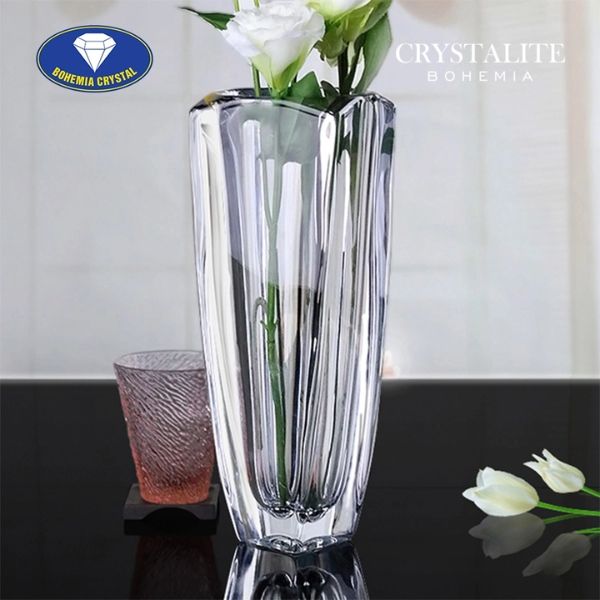 Lọ hoa pha lê Bohemia Arezzo cao 28cm
