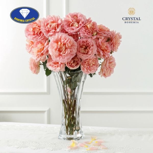 Lọ hoa pha lê Bohemia Colosseum cao 35.5 cm