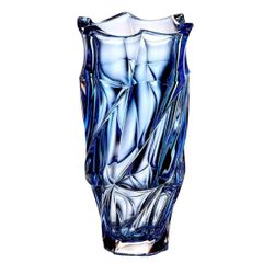  Lọ hoa pha lê Bohemia Flamenco 30cm màu xanh - CH Séc 