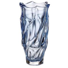  Lọ hoa pha lê Bohemia Flamenco 30cm màu xanh - CH Séc 