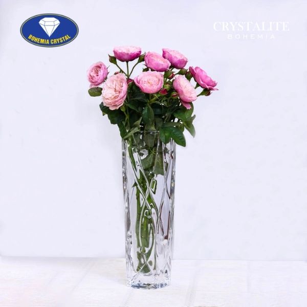 Lọ hoa pha lê Bohemia Nova Constance 25.5cm