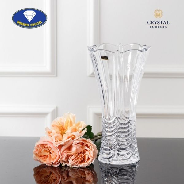 Lọ hoa pha lê Bohemia Nova Orion X cao 25 cm