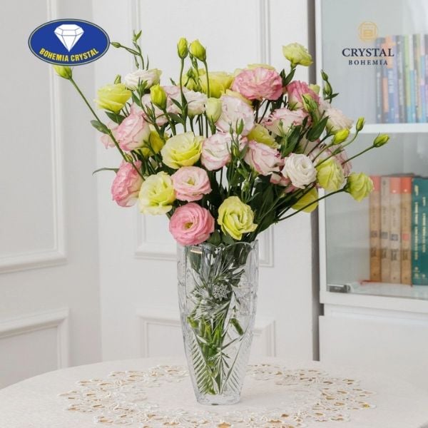 Lọ hoa pha lê Bohemia Nova Pinwheel 25cm