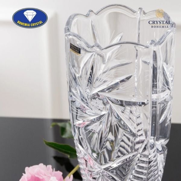 Lọ hoa pha lê Bohemia Nova Pinwheel 25cm