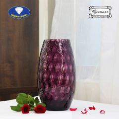  Lọ hoa pha lê Bohemia Optika 26cm màu tím 